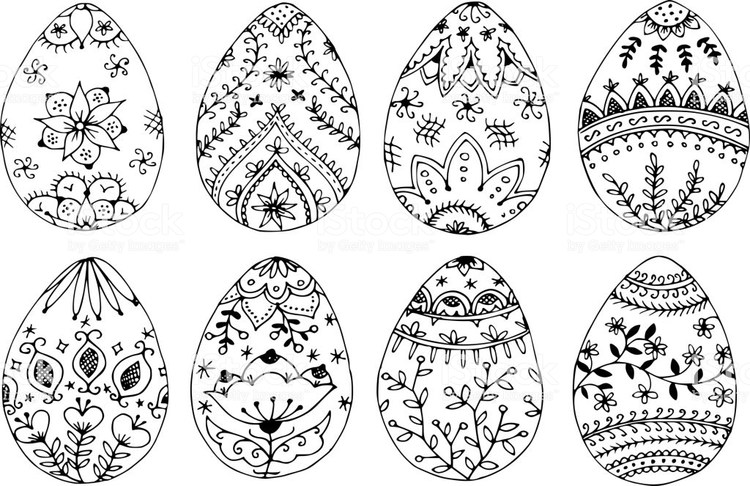 Cool Easter Egg Coloring Pages