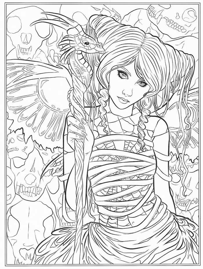 Cool Fairy Coloring Pages