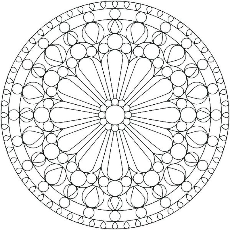 Cool Geometric Coloring Pages
