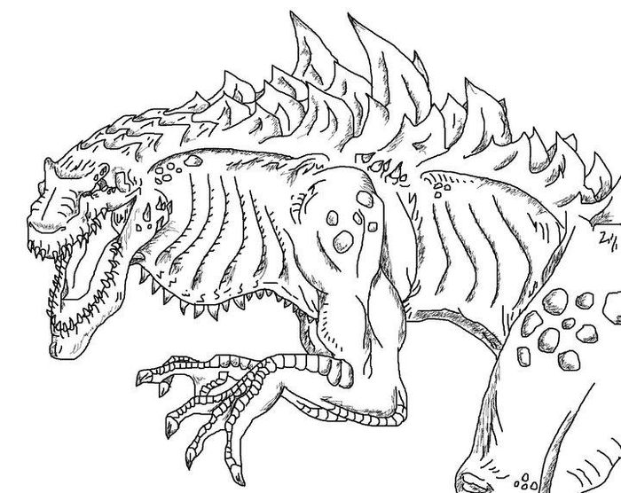 Cool Godzilla Coloring Pages
