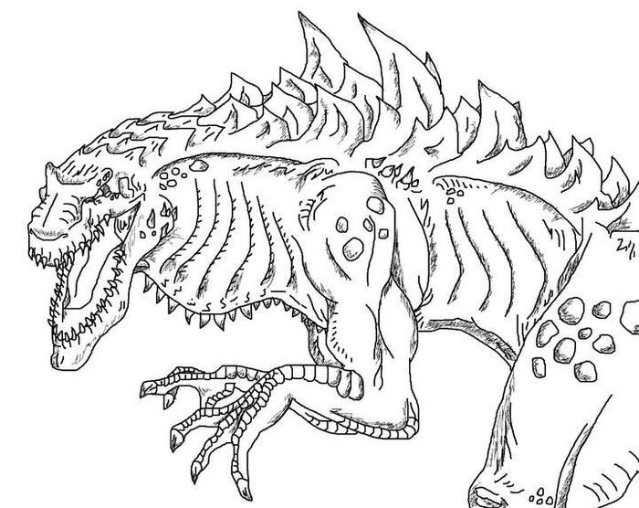 Printable Godzilla Coloring Pages PDF - Coloringfolder.com