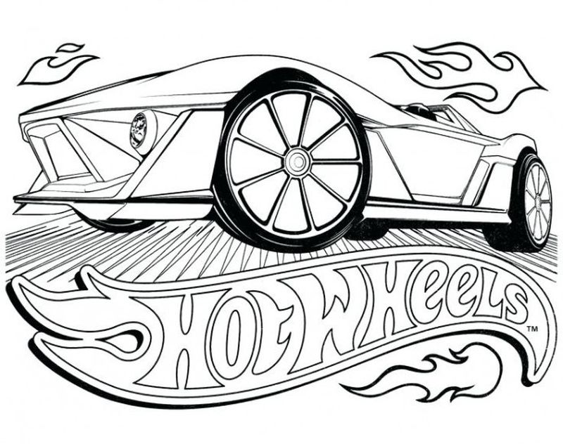 Cool Hot Wheels Coloring Pages