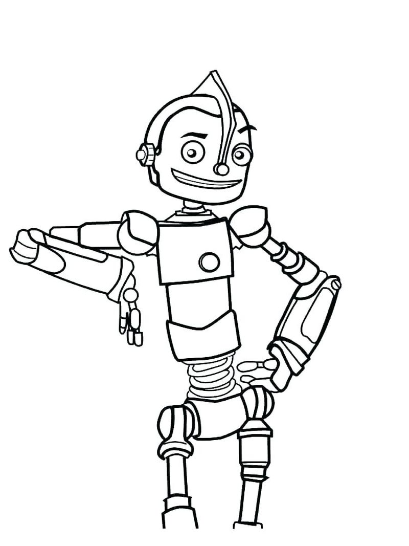 printable rodney copperbottom coloring pages robots