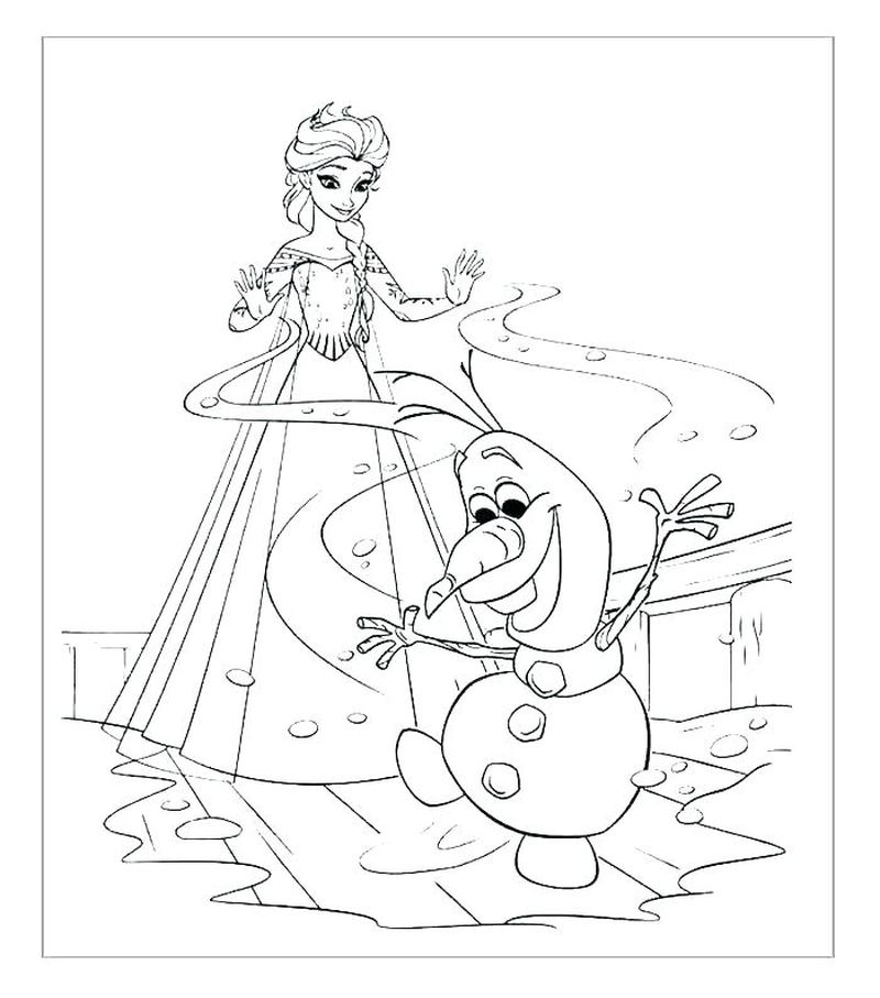 elsa and olaf coloring pages jpg