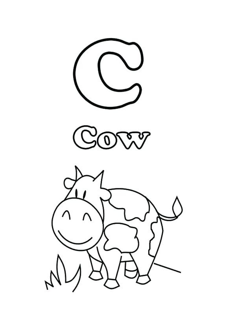 Cow Coloring Pages Already Colored