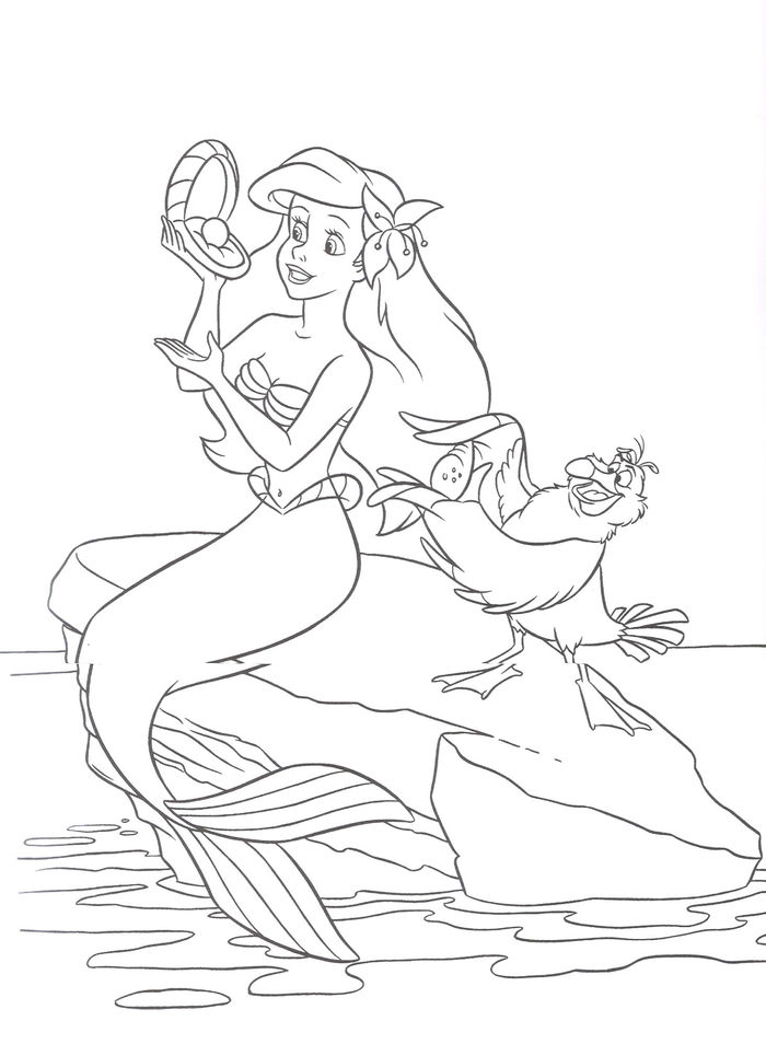 Crayola Giant Coloring Pages Little Mermaid