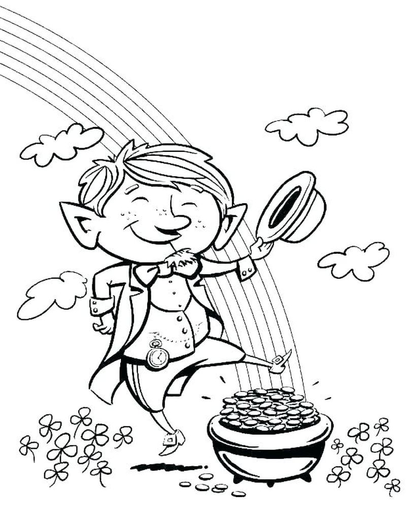 Crayola Leprechaun Coloring Pages