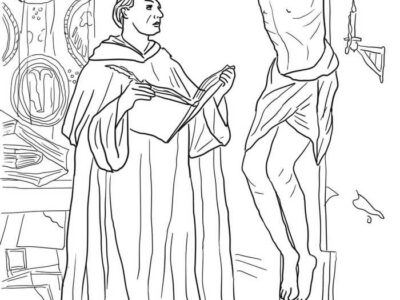 Crucifixion Bible Coloring Pages