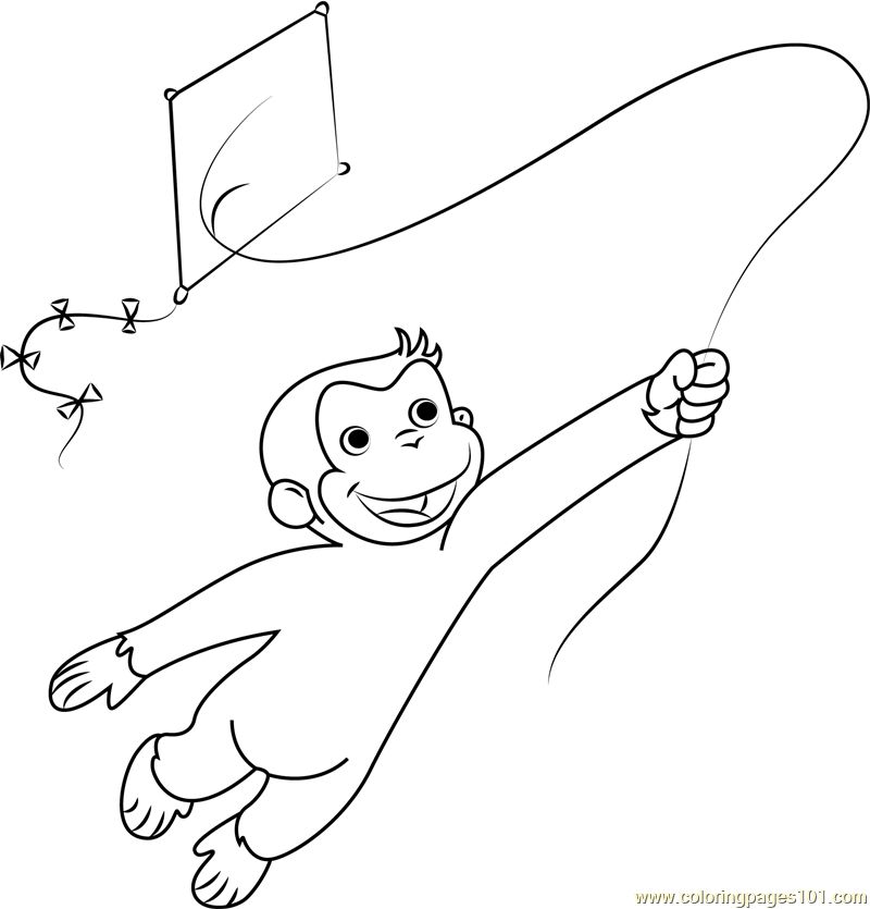 Curious George Coloring Pages Online