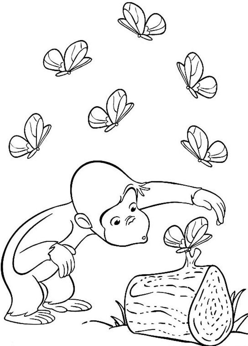 Curious George Coloring Pages Pdf