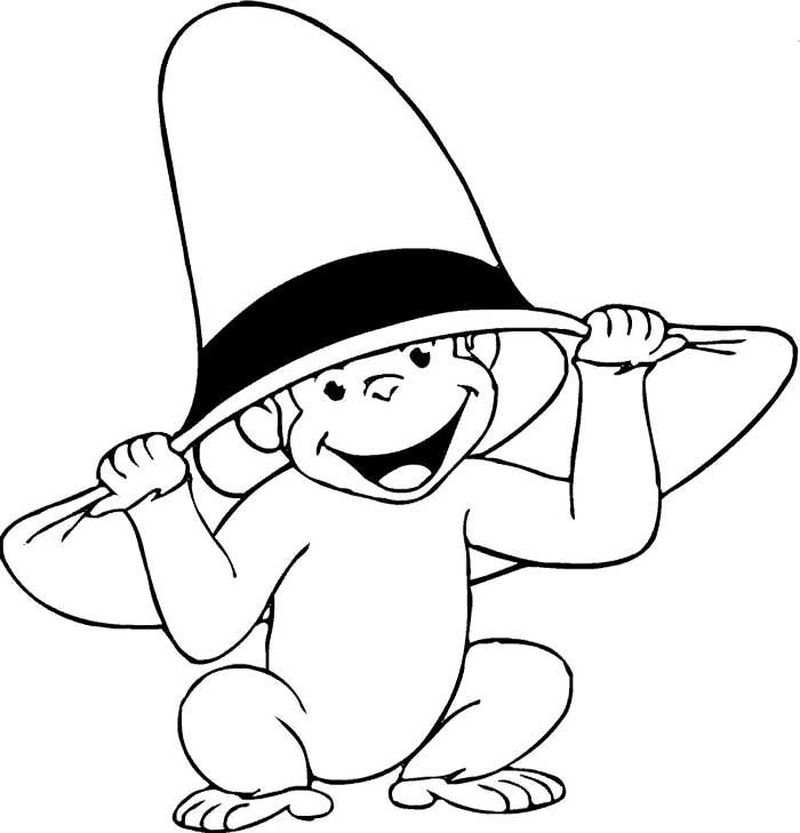 Curious George Coloring Pages To Print