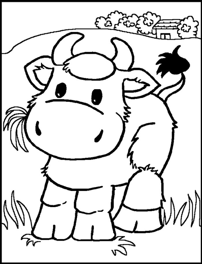 Farm Animal Coloring Pages PDF For Kids - Coloringfolder.com