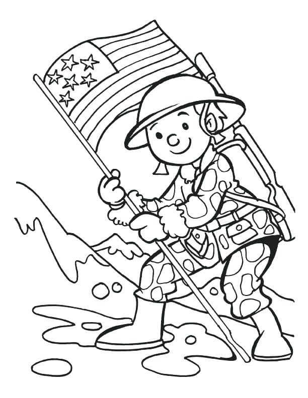 Cute Memorial Day Coloring Pages Printable