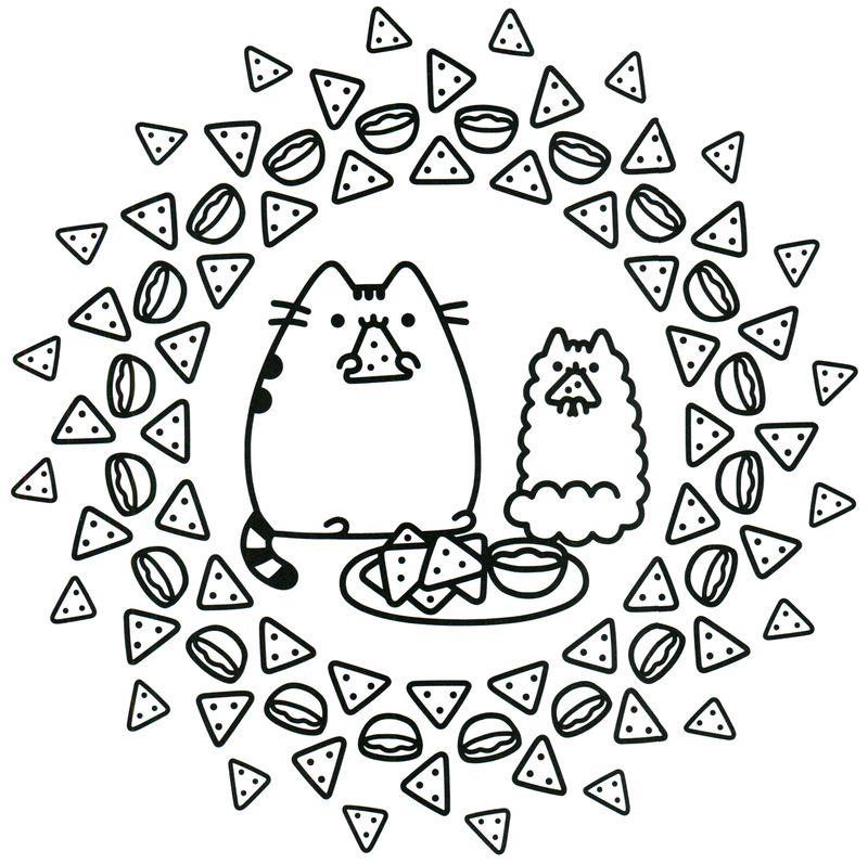 Cute Pusheen Coloring Pages ok
