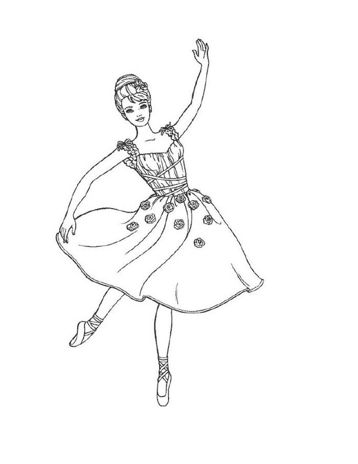 Cute Valentines Coloring Pages Ballet