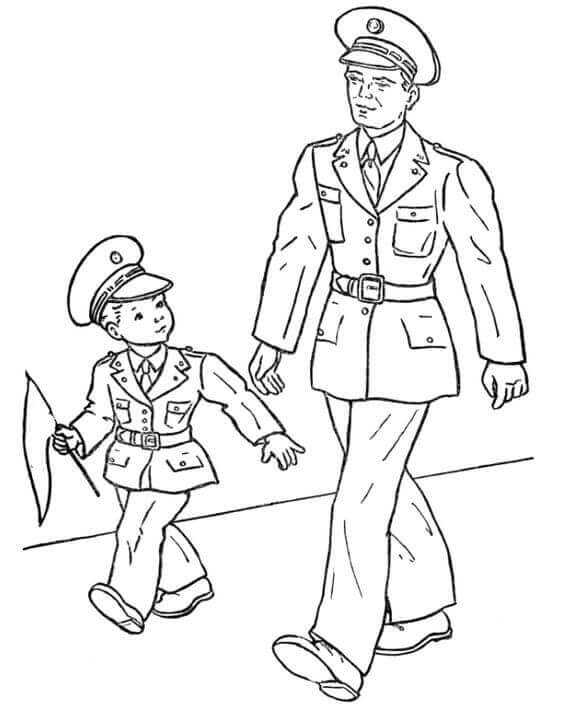 Veterans Day Coloring Pages PDF - Coloringfolder.com