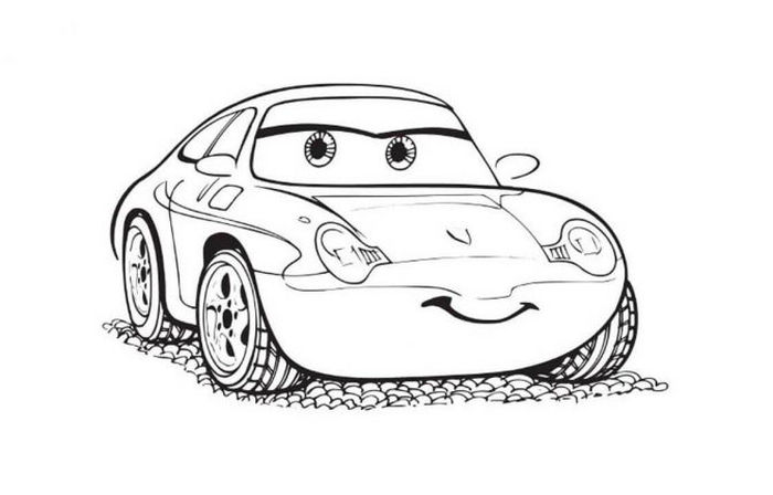 Cutie Car Coloring Pages