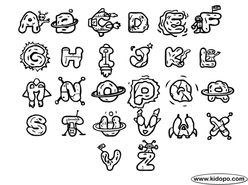 Daily Coloring Pages Alphabet