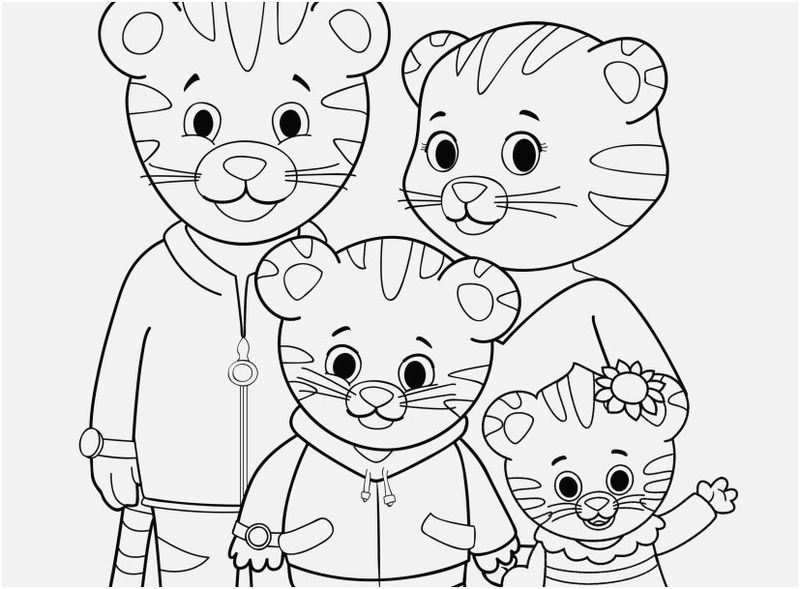 Daniel Tiger Coloring Pages Baby Margaret