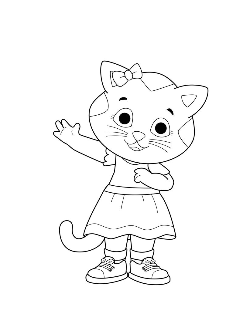Daniel Tiger Coloring Pages Jody