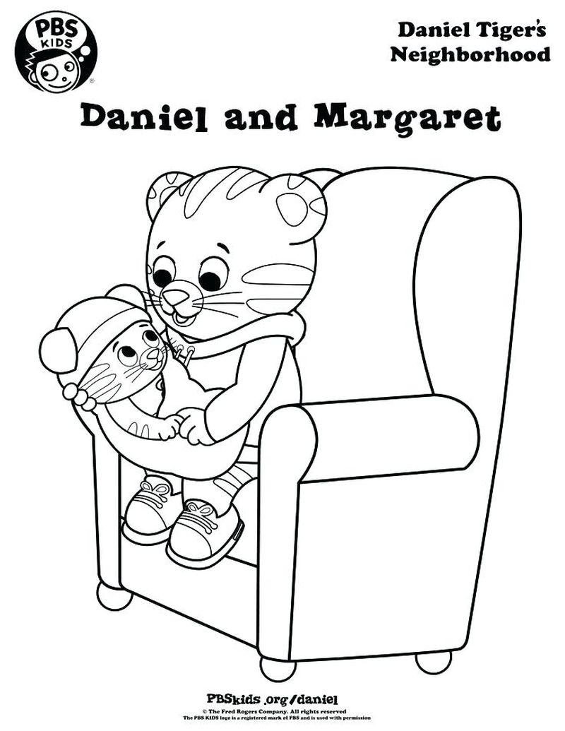 Daniel Tiger Coloring Pages To Print