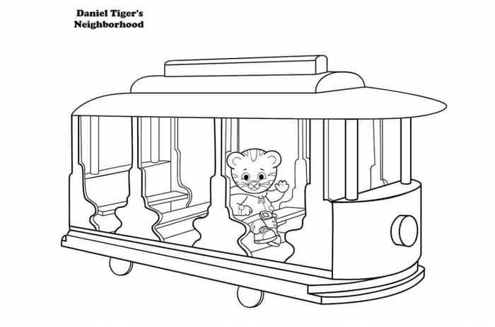 Daniel Tigers Coloring Pages Printables