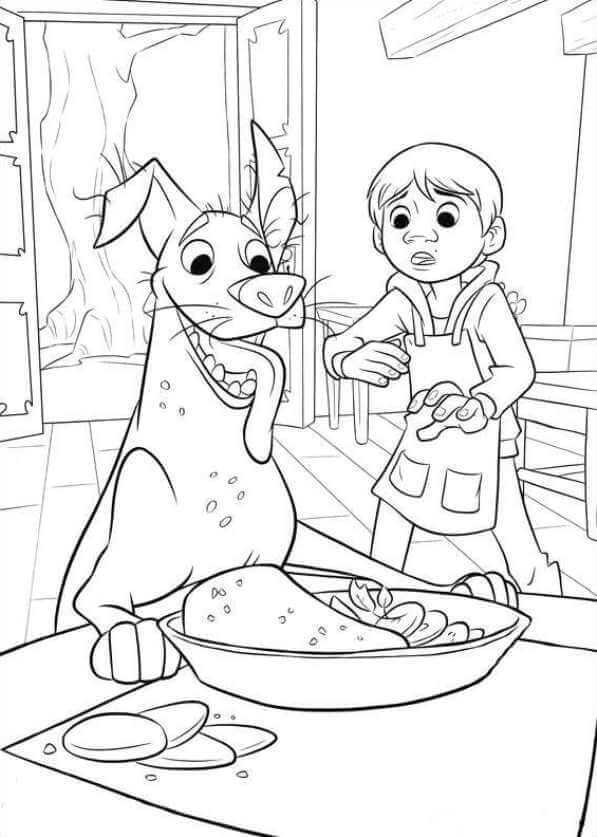 Dante Coco Coloring Page