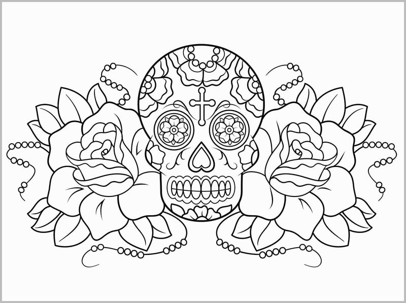 Day Of The Dead Coloring Pages Food