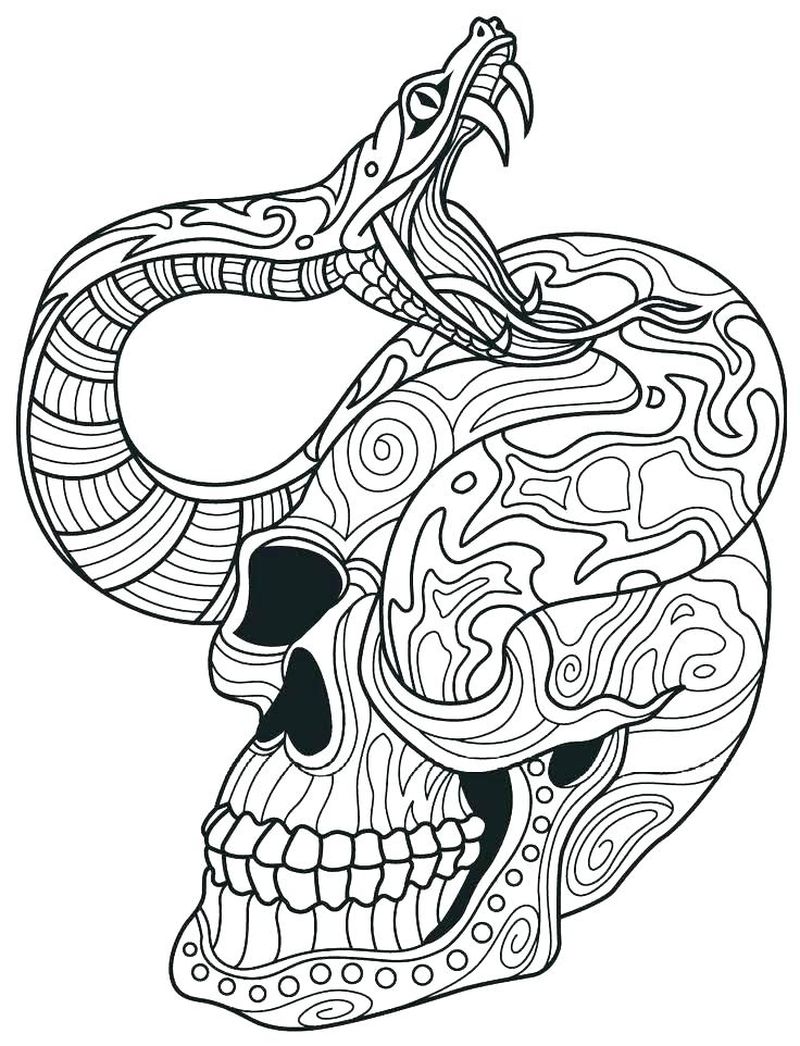 Day Of The Dead Coloring Pages Free Printable