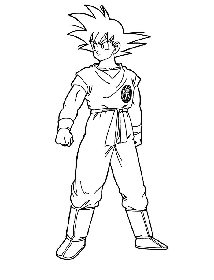 Dbz Coloring Pages Goku Ssj God