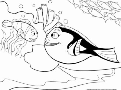 Destiny From Finding Dory Coloring Pages