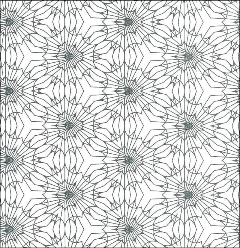 Detailed Geometric Coloring Pages Kids