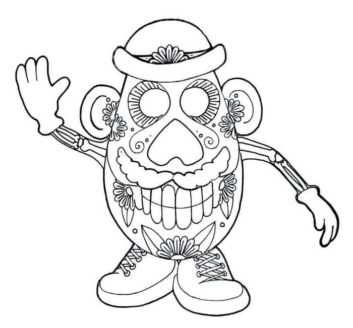 Dia De Muertos Coloring Pages Pdf