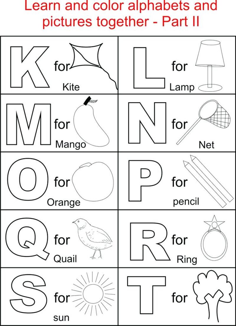 Dinosaur Alphabet Coloring Pages