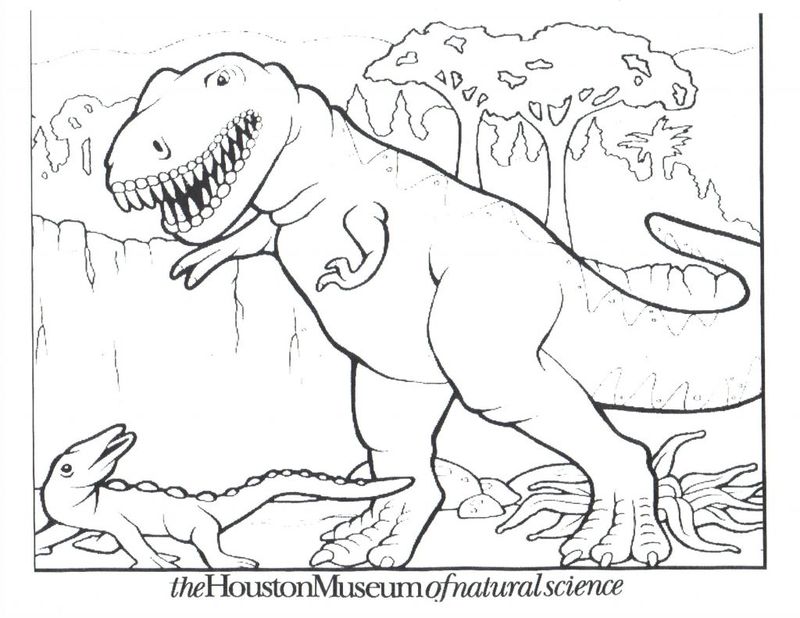 Dinosaur Color Pages For Kids