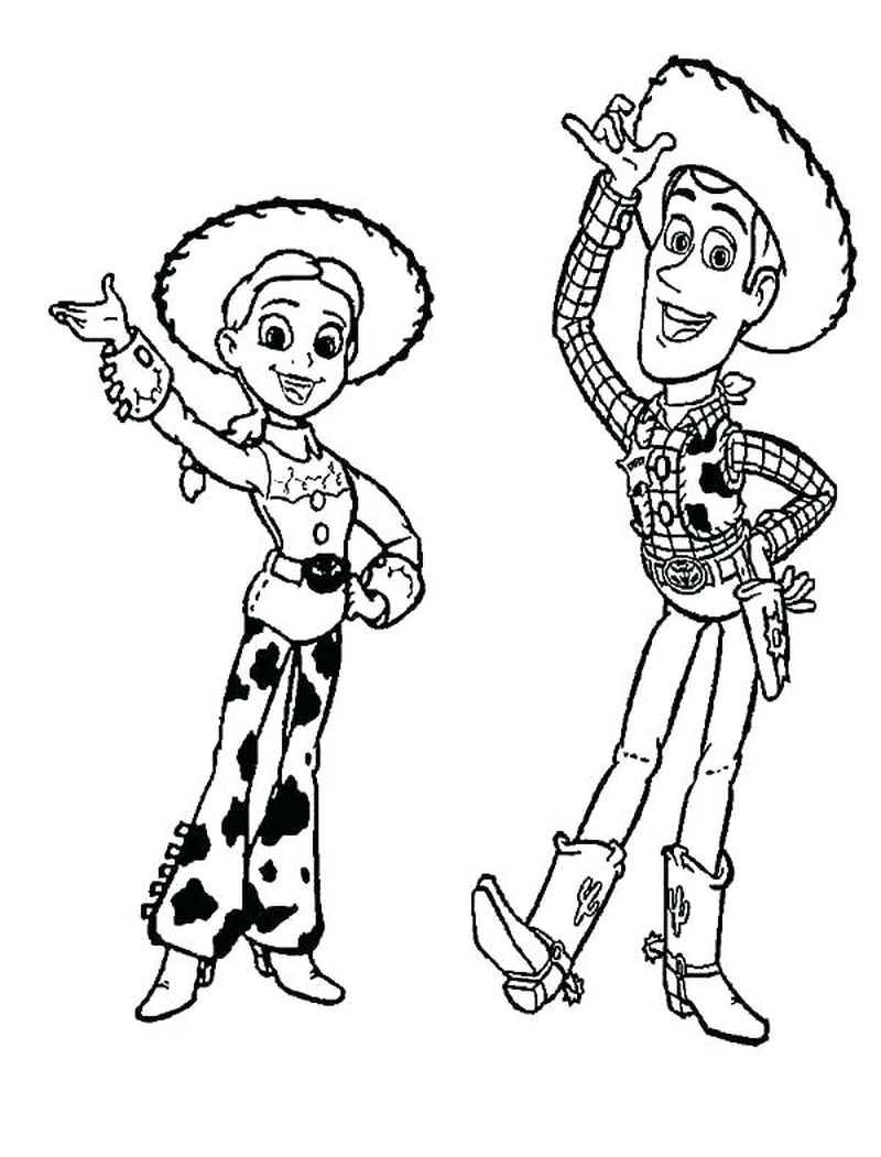 Printable Toy Story Coloring Pages PDF For Children - Coloringfolder.com