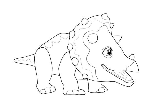 Dinosaur train coloring pages for kids