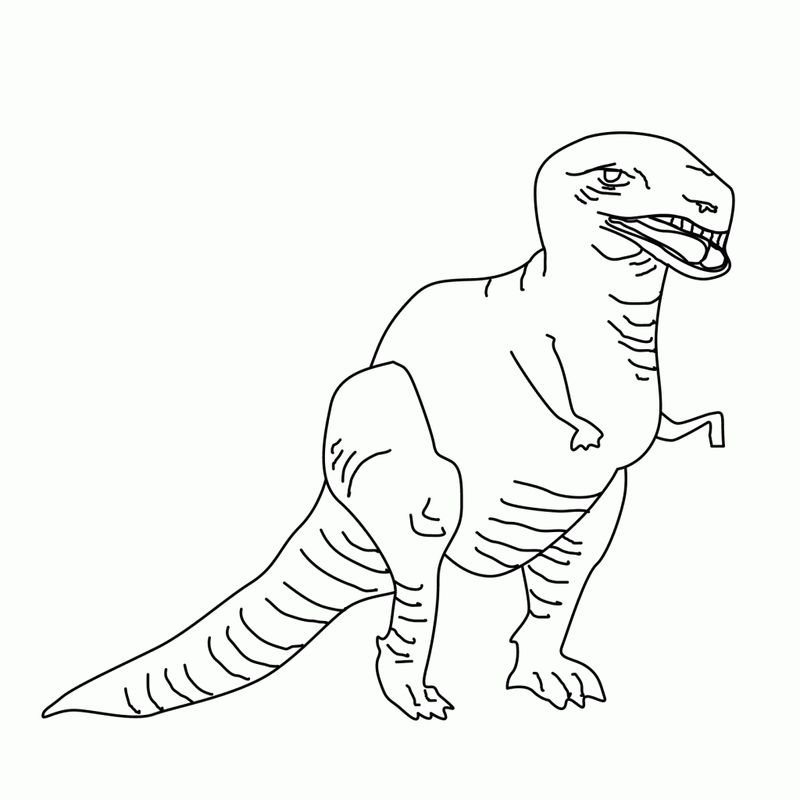 Dinosaurs Printable Coloring Pages