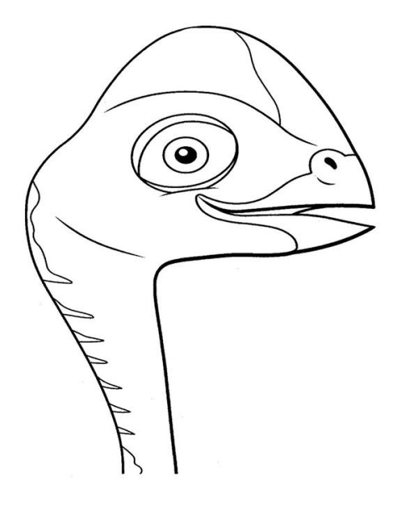 Dinosaurus Train Coloring Page Coloring Sun