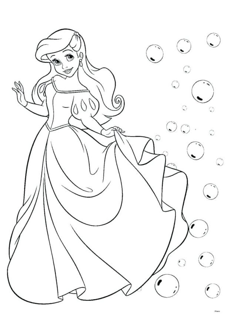 Disney Ariel Coloring Pages