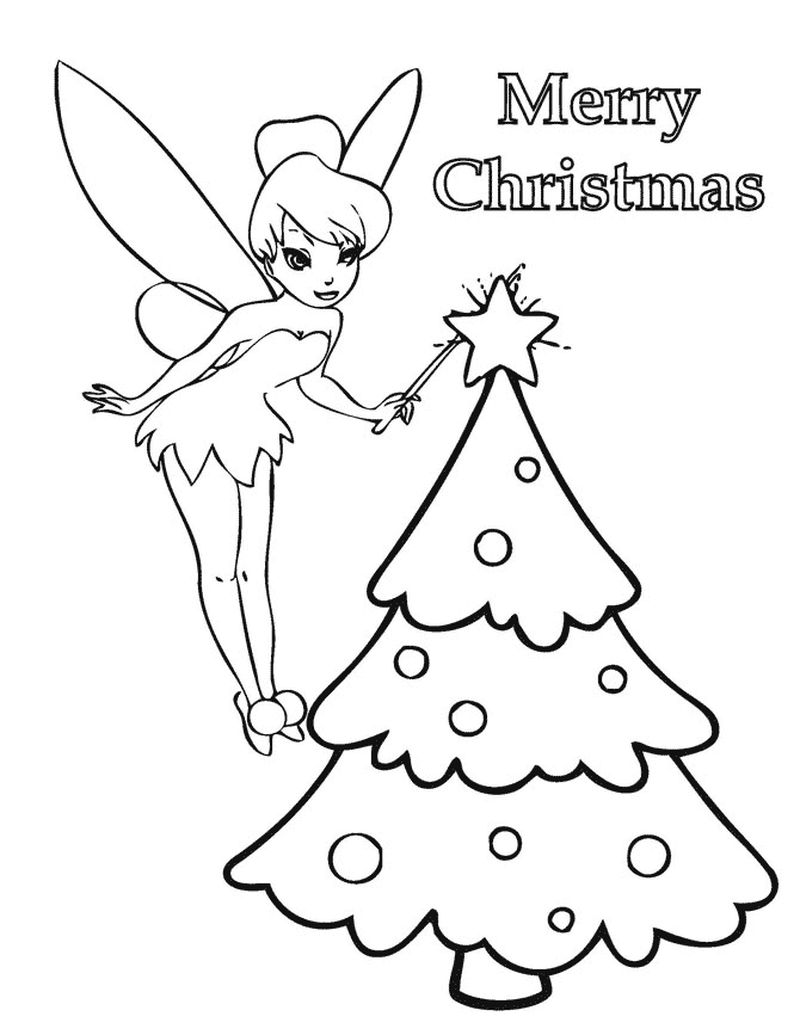 Disney Character Tinkerbell Coloring Pages