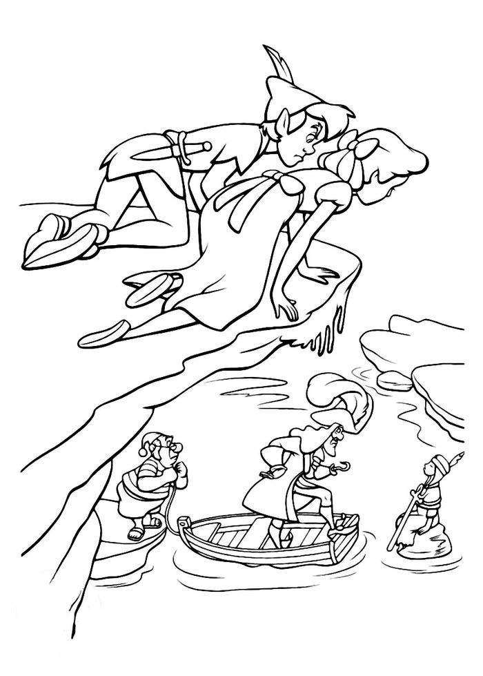 Disney Coloring Pages Peter Pan