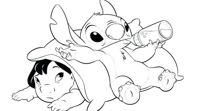 Disney Lilo Stitch Coloring Pages