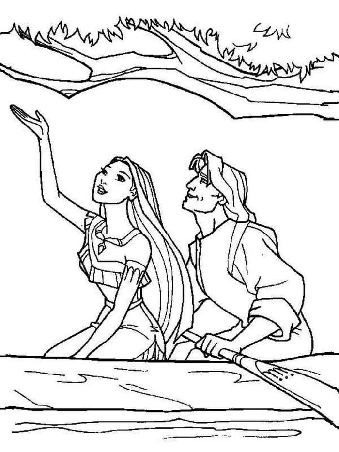 Disney Pocahontas Coloring Pages