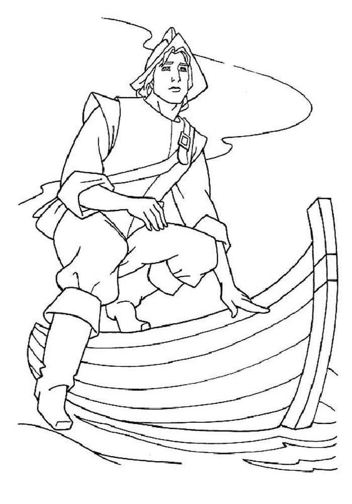 Disney Prince Coloring Pages Pocahontas