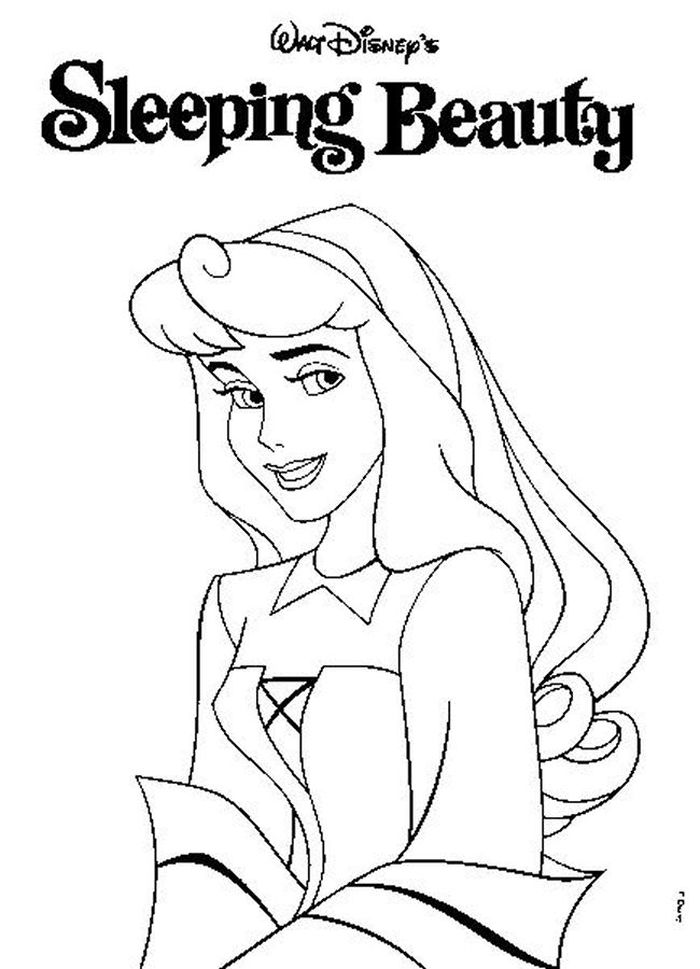 Disney Princess Coloring Pages Sleeping Beauty