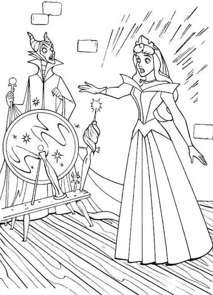 sleeping beauty maleficent dragon coloring pages