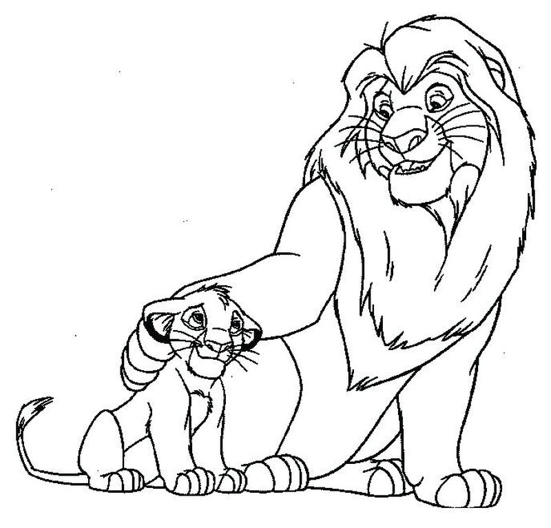 Disney The Lion King Coloring Pages