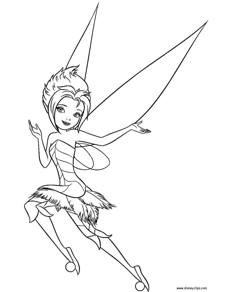 Disney Tinkerbell Coloring Pages