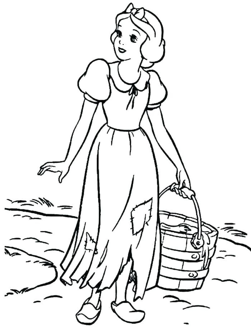 Disneys Snow White Coloring Pages